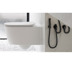 Black 1/2” x 3/8" angle valve 1/2" x 3/8" Accessories and Spare Parts