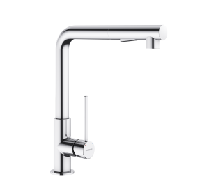 TAU Single-lever sink mixer with pull-out spout