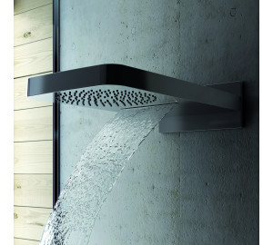 Shower head double function waterfall-rain